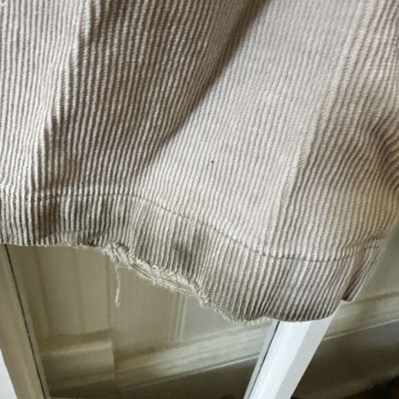 Corduroy Pants Flare Juniors 11 Beige Stretch - Picture 8 of 14